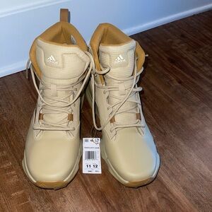 Adidas Men's Unity Leather Mid Rain.RDY Waterproof Hiking Shoes.